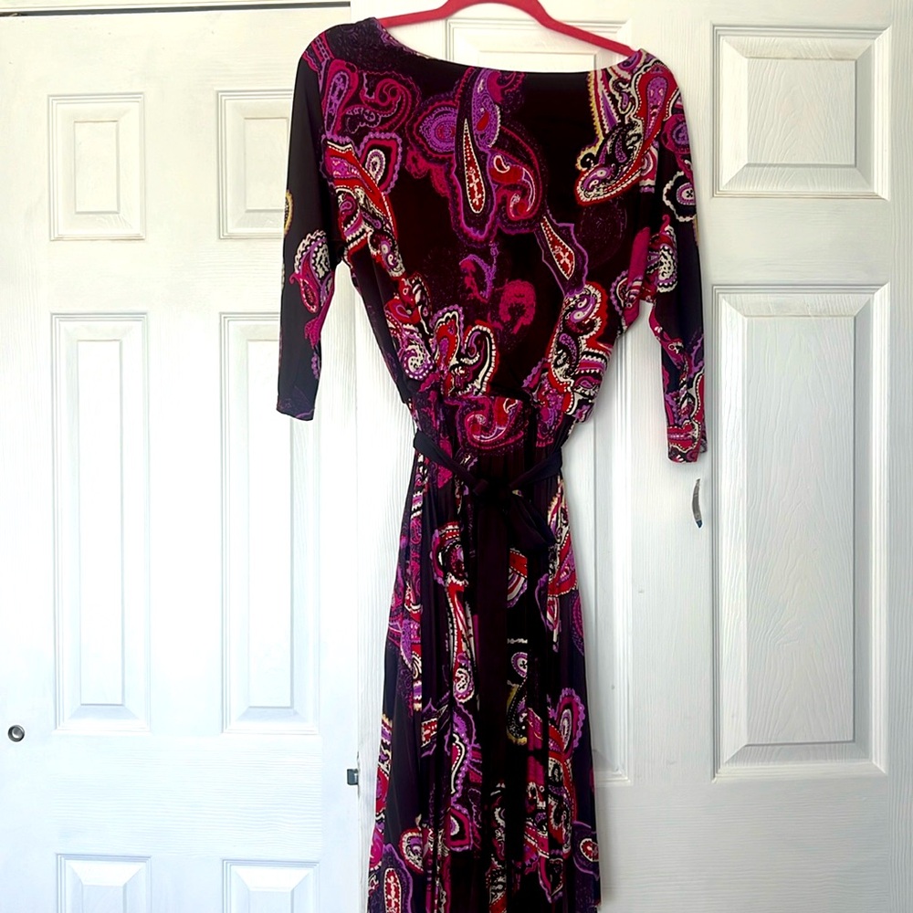 NWT- Charter Club Cocktail Dress-size XL "Midnight in Paris"